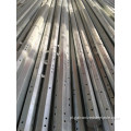 7,5m DIP HOT GALVANIZED OCTAGONAL AÇO POLE